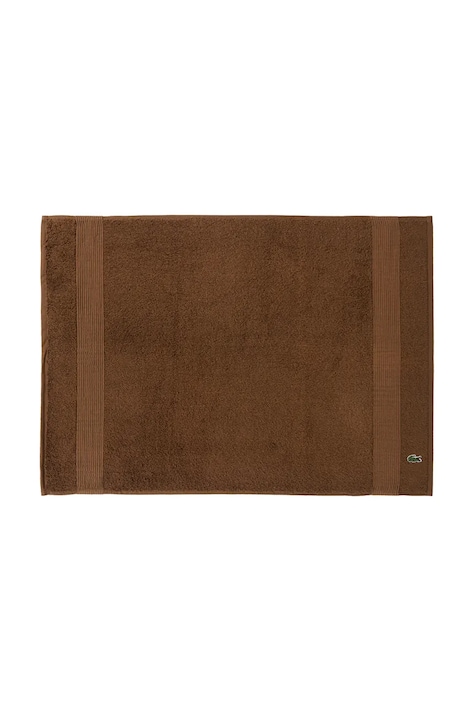 Lacoste dywanik łazienkowy bawełniany LLECROCO Pecan 50 x 70 cm kolor brązowy 1062372