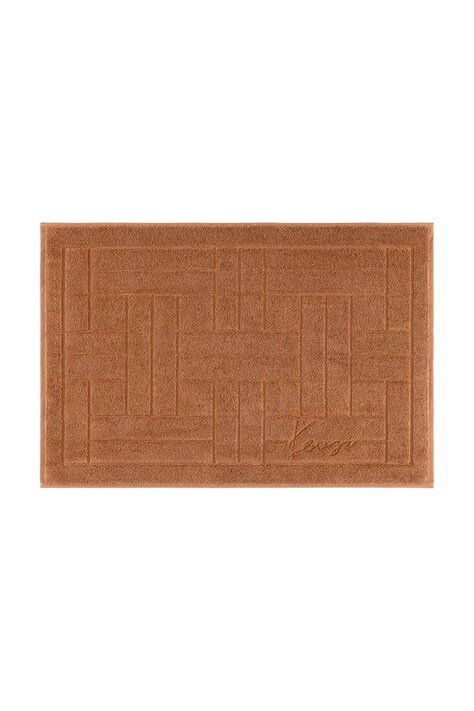 Хлопковый коврик для ванной комнаты Kenzo KWEAVE Cannelle 55 x 80 cm цвет коричневый 1070383