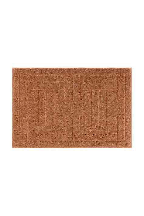 Kenzo dywanik łazienkowy bawełniany KWEAVE Cannelle 55 x 80 cm kolor brązowy 1070383