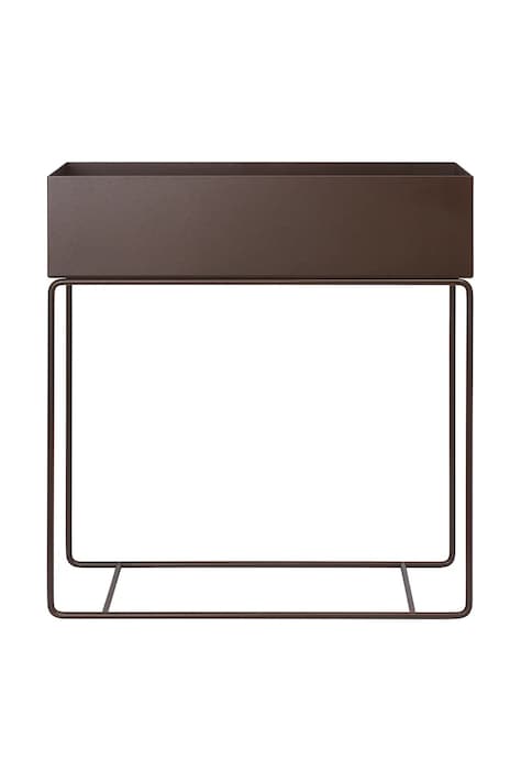 Цветочный горшок со стеллажом ferm LIVING Plant Box 65 x 60 cm цвет коричневый