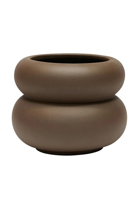 OYOY osłonka na doniczkę Kupla S/23 x 23 x 19 cm kolor brązowy