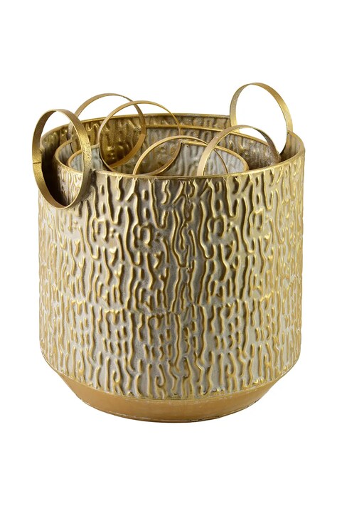 Inny Zestaw osłonek na doniczki dekoracyjny 27 x 27 x 29 cm HIWJ7427