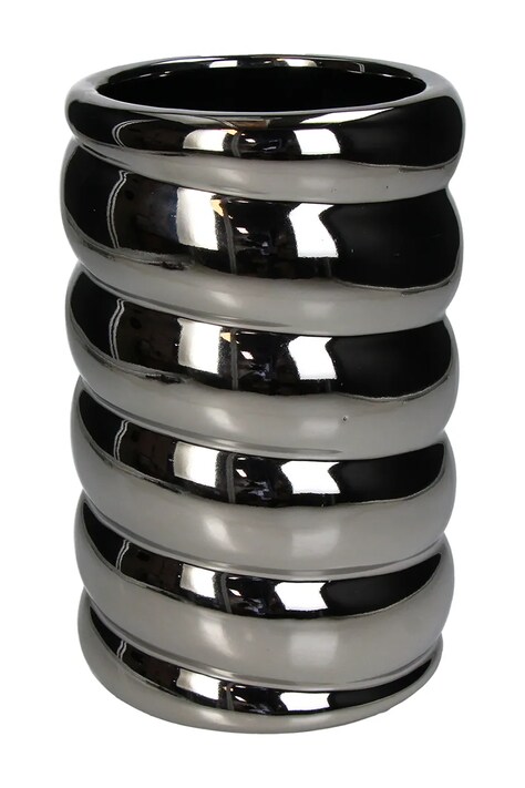 Osłonka na doniczkę dekoracyjna z kamionki 13 x 20 cm KAL-4501