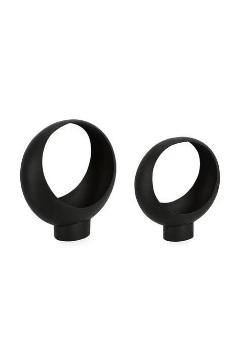 Bizzotto zestaw osłonek na doniczki z podstawką ze stali malowanej proszkowo 722910