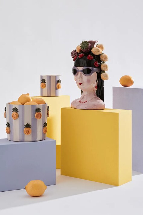Bizzotto κάλυμμα για γλάστρα από κεραμικό 21 x 16 cm 503588