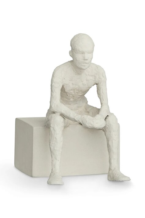 Kähler figurina decorativa Character Reflective One colore bianco