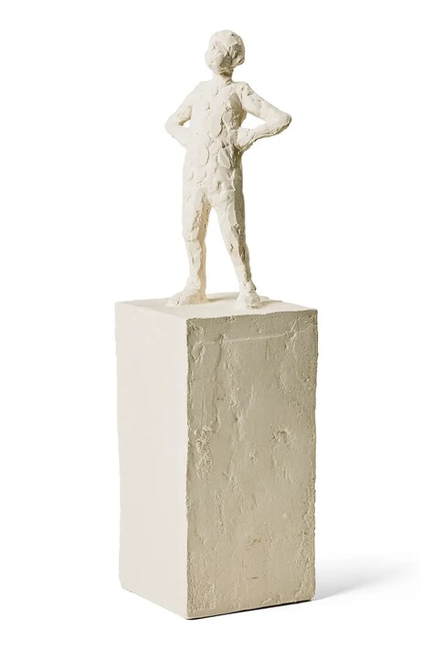 Kähler figurina decorativa Astro Leo culoarea alb