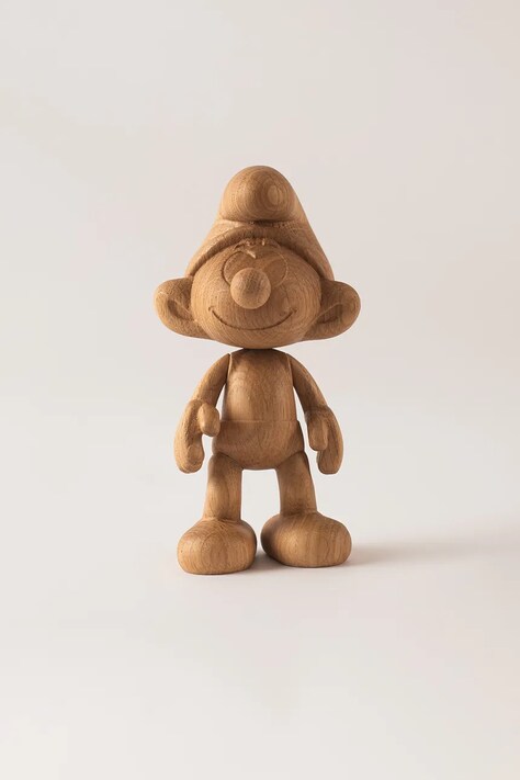 Boyhood figurina decorativa Smerf S colore beige