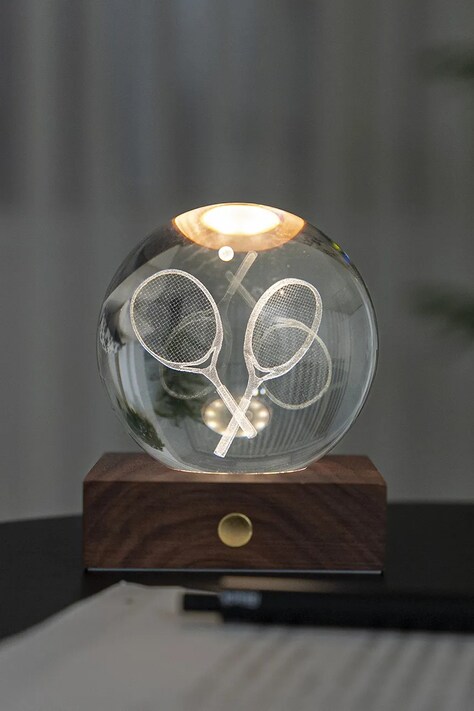 Gingko Design lampă led fără fir Amber Crystal Light