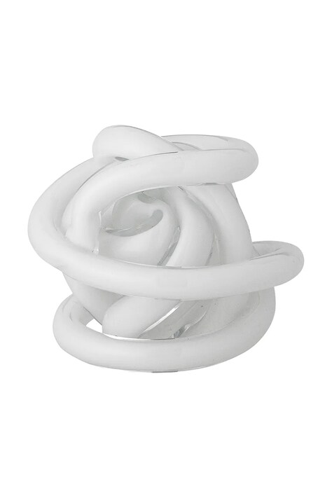 Bloomingville figurina decorativa Knot culoarea alb