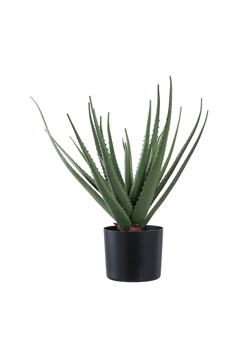 Umelá rastlina v kvetináči House Nordic Aloe Vera zelená farba