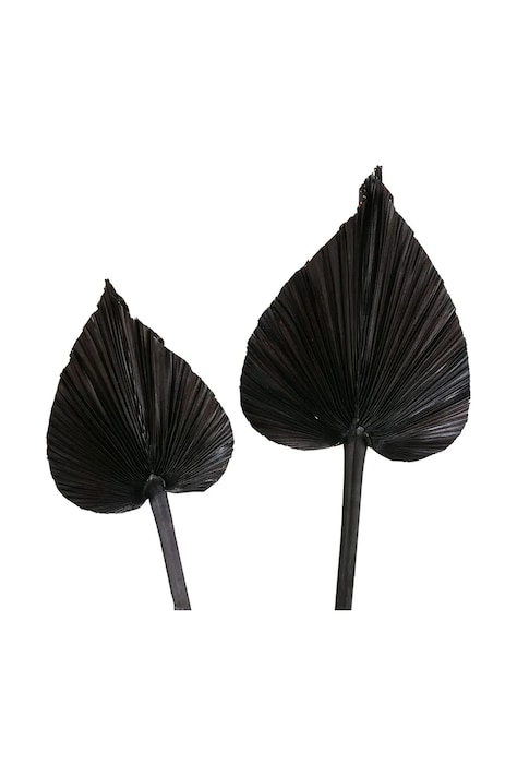 Boltze decorație Areca 2-pack culoarea negru