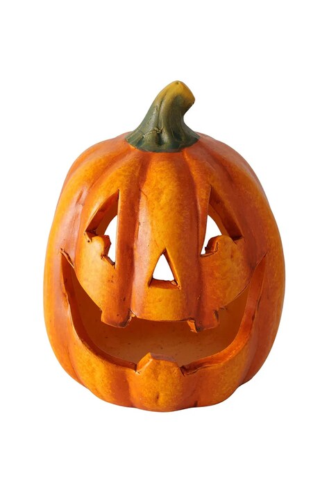 Διακοσμητικό κηροπήγιο Boltze Zucca 12,3 cm χρώμα: πορτοκαλί