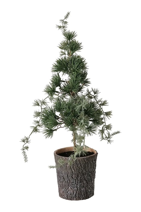 Boltze copac artificial într-un ghiveci 38 cm culoarea verde