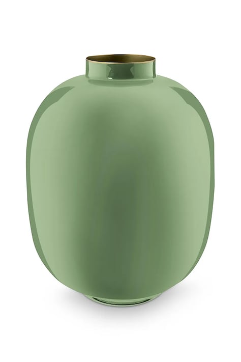 Pip Studio dekor váza Metal Mid Green