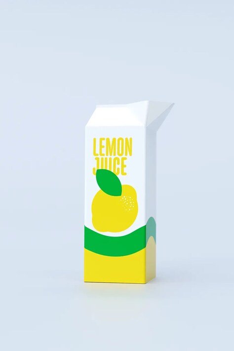 Декоративна ваза Fluid Market Lemon