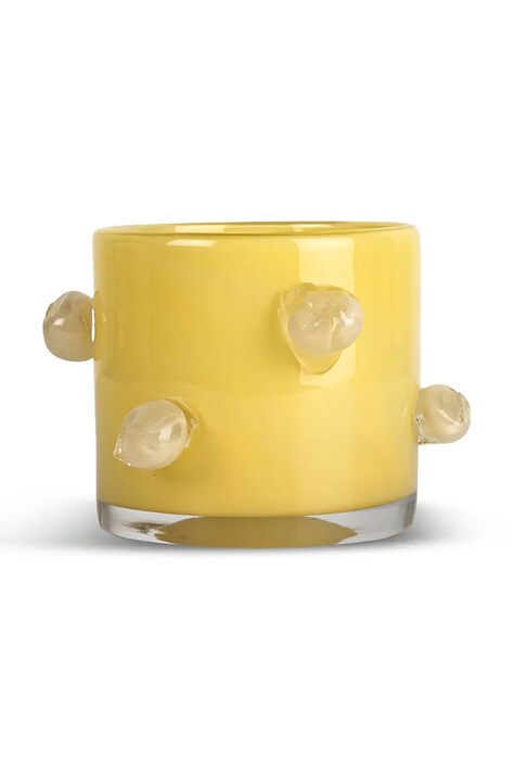 Byon sfeșnic decorativ Arlo XS culoarea galben