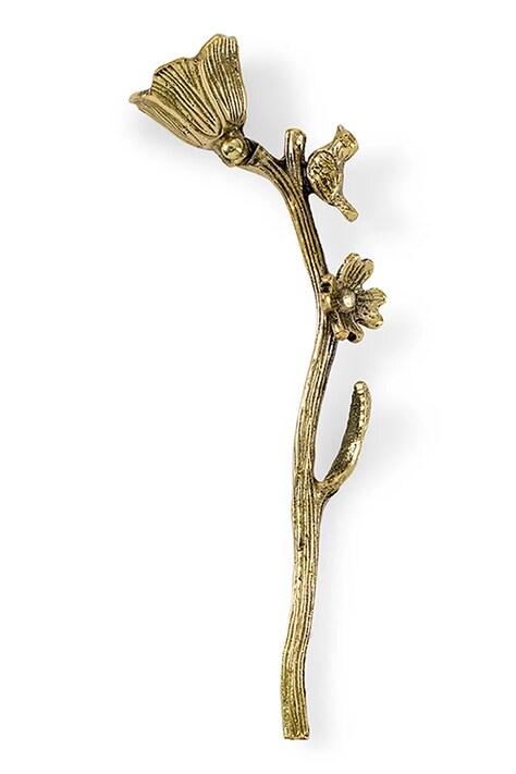 Ugaševalec sveč Doing Goods Chirpy 16 cm rumena barva