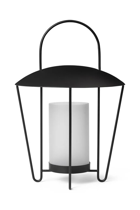 ferm LIVING latarenka Abri Lantern kolor czarny