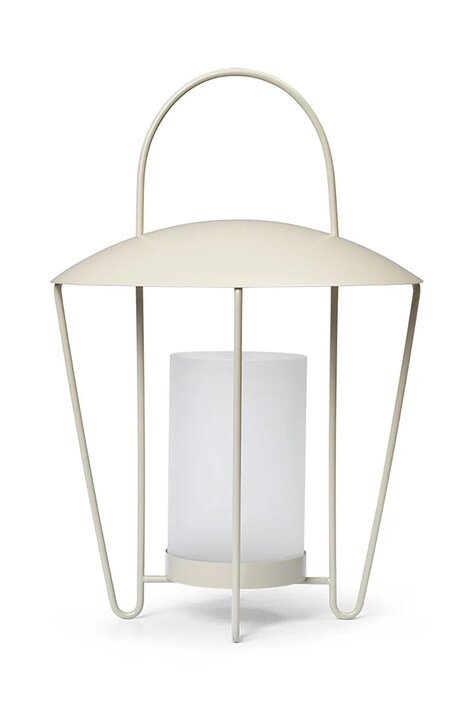 Лампіон ferm LIVING Abri Lantern колір бежевий