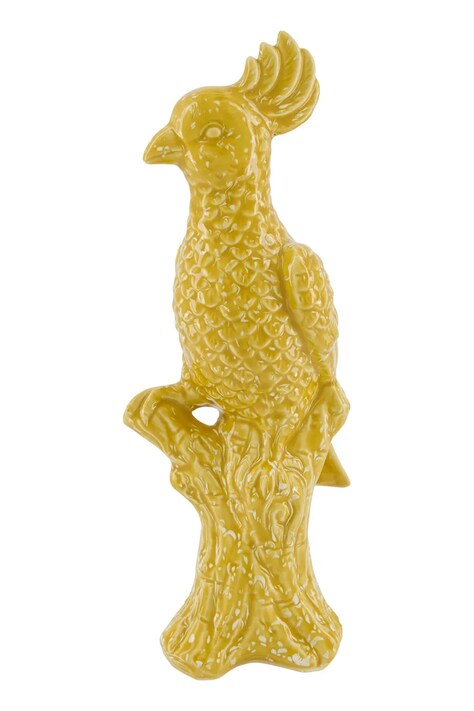 figurka dekoracyjna 14,5 x 14,5 x 36,5 cm kolor żółty