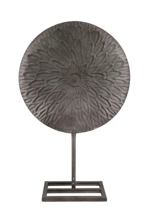 home & lifestyle dekoracja 28 x 10 x 44 cm kolor czarny