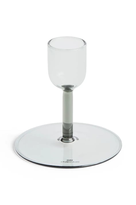 HAY candeliere decorativo Tiny Straight 7 x 7,7 cm colore grigio