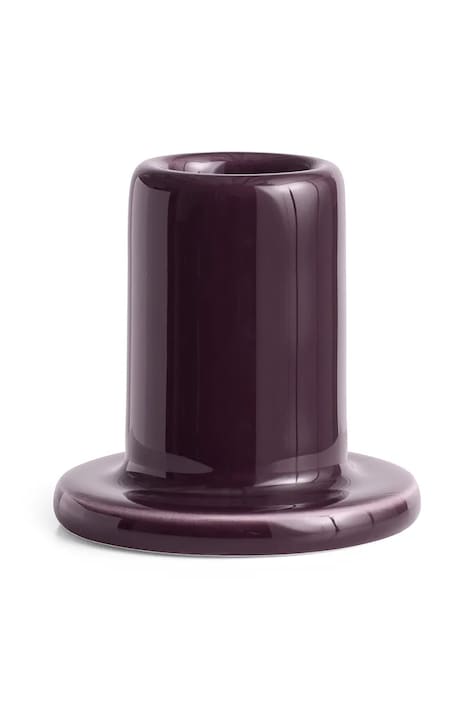 Декоративен свещник HAY Tube 5,5 x 5,5 cm в бордо