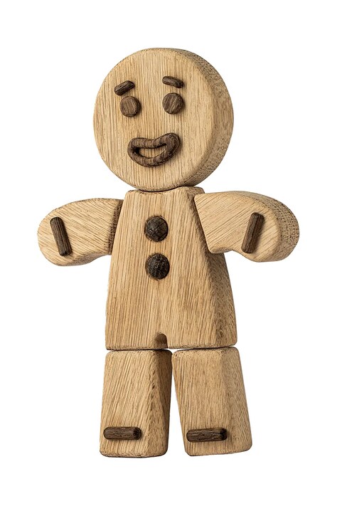Boyhood figurka dekoracyjna Gingerbread Man L 30 cm kolor beżowy