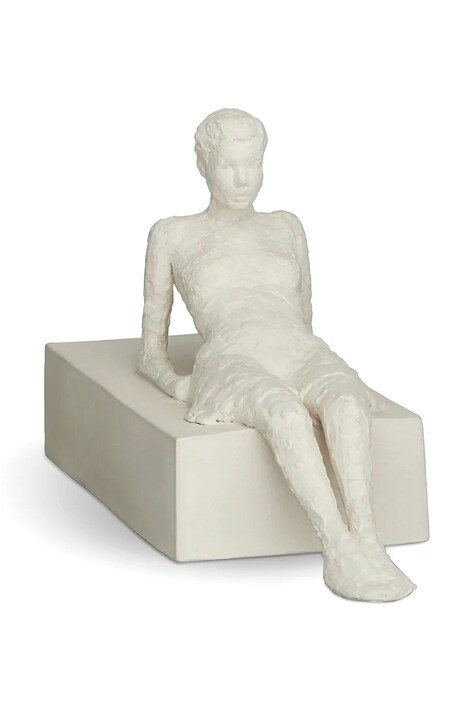 Kähler figurka dekoracyjna The Attentive One 13 cm kolor biały