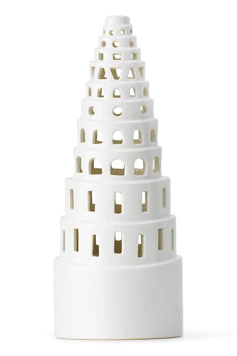 Kähler felinar Urbania Lighthouse 22,5 cm culoarea alb