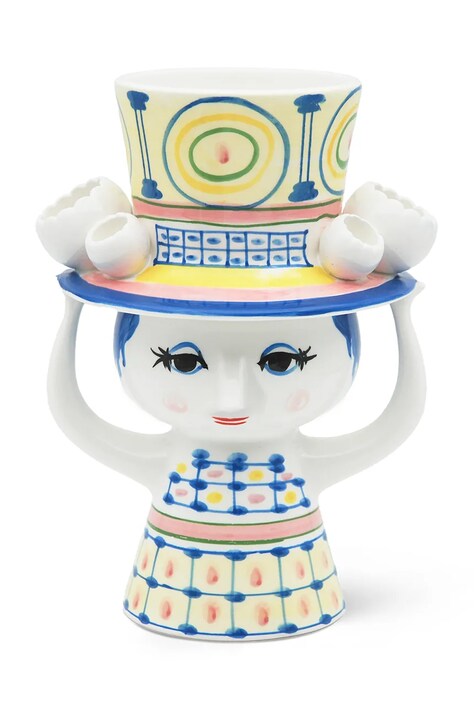 Bjørn Wiinblad wazon dekoracyjny Lady with hat 20,5 cm