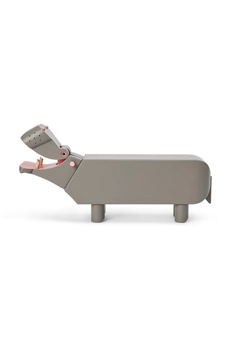 Kay Bojesen figurka dekoracyjna Hippo 9 cm kolor szary