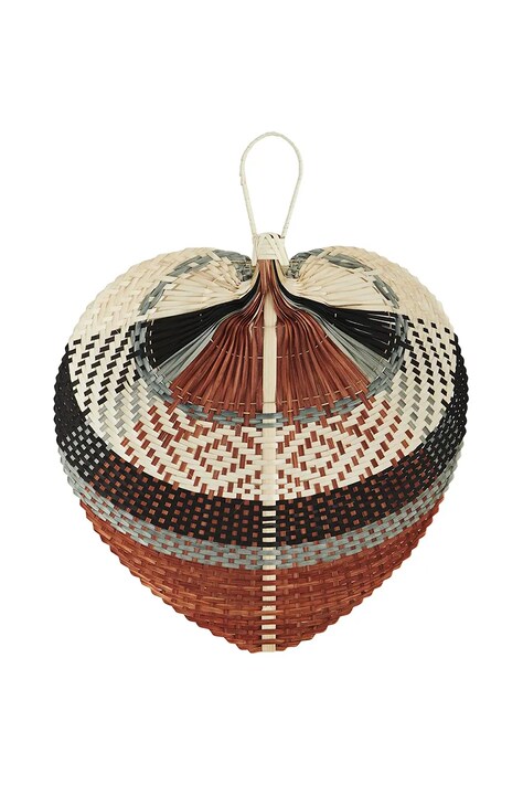 Madam Stoltz wachlarz 34 x 42 cm kolor multicolor