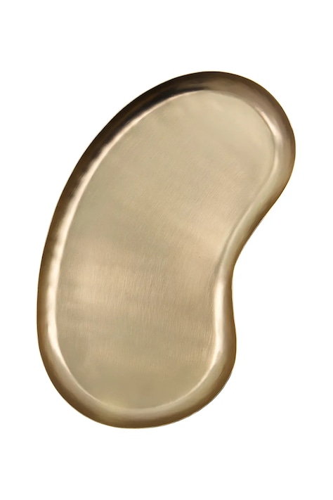 House Doctor tavă decorativă HDOsea 15 x 28 cm culoarea galben