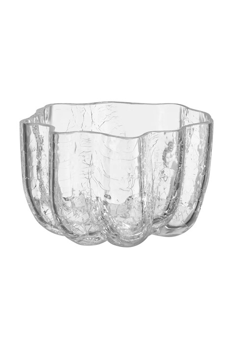 Dekorativen svečnik Kosta Boda Crackle 5,8 cm prozorna barva