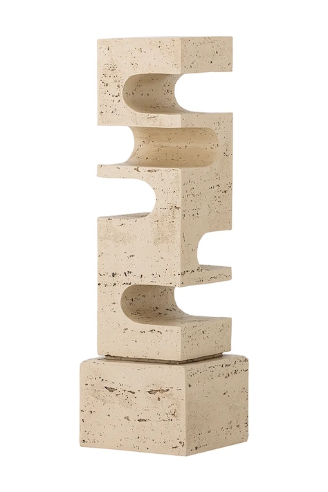 Διακοσμητική φιγούρα Bloomingville Hallam Deco 10 x 34 x 10 cm χρώμα: μπεζ