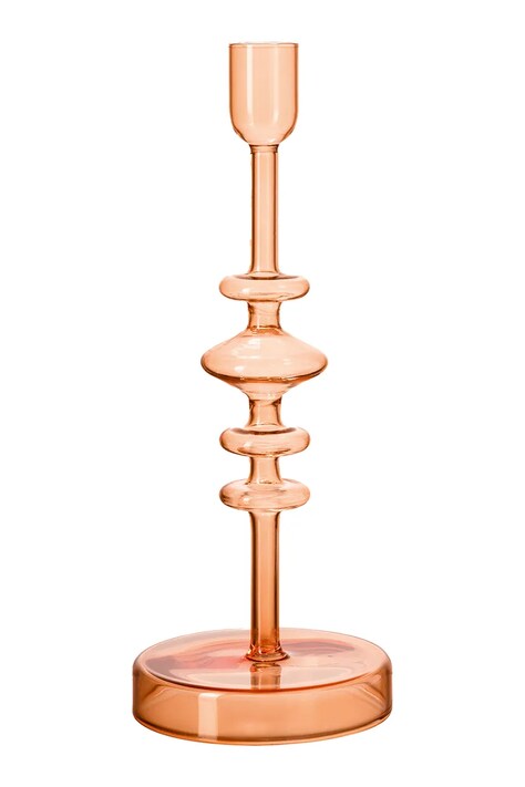 Ukrasni svijećnjak Villeroy & Boch Like Home 9 x 9 x 27 cm boja: narančasta
