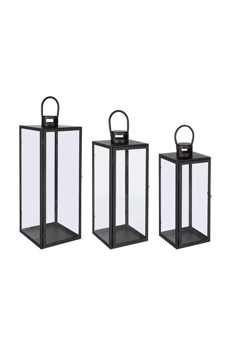 Bizzotto zestaw latarenek Lior 3-pack kolor czarny