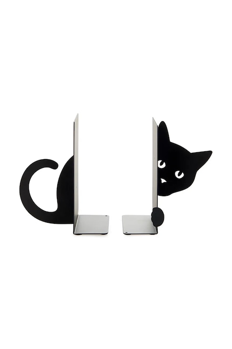Držači za knjige Balvi Hidden Cat 16 x 10 x 13,5 cm 2-pack boja: crna