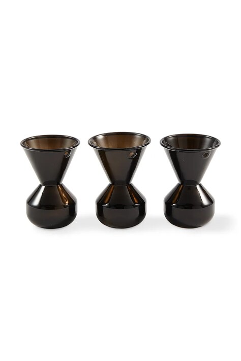 Pols Potten zestaw wazonów dekoracyjnych fat neck 5,5 x 8,5 cm 3-pack