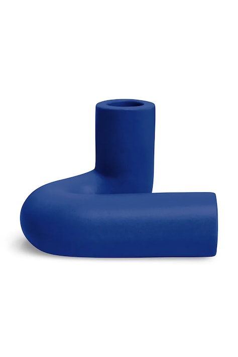 Διακοσμητικό κηροπήγιο Octaevo Templo 13,5 x 10 x 9 cm χρώμα: ναυτικό μπλε