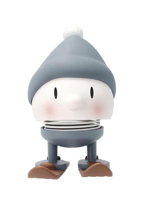 Hoptimist figurka dekoracyjna Soft Skiing Bumble 6,1 x 7,2 cm kolor multicolor