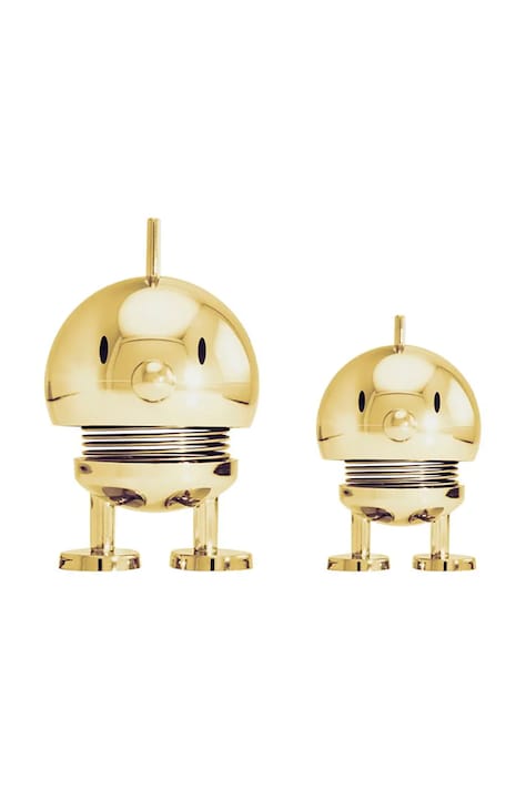 Hoptimist figurka dekoracyjna Bumble Set XS 5,8/S 7,6 cm kolor żółty