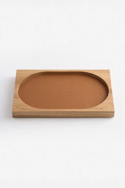 La Mania taca dekoracyjna Trave 30 x 20 x 2 cm kolor brązowy