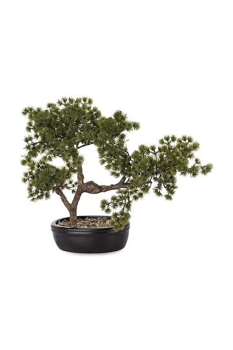 home & lifestyle sztuczne drzewko w doniczce 38 x 45 x 25 cm kolor zielony