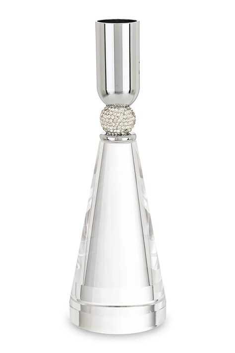 home & lifestyle świecznik dekoracyjny 17,5 cm kolor szary