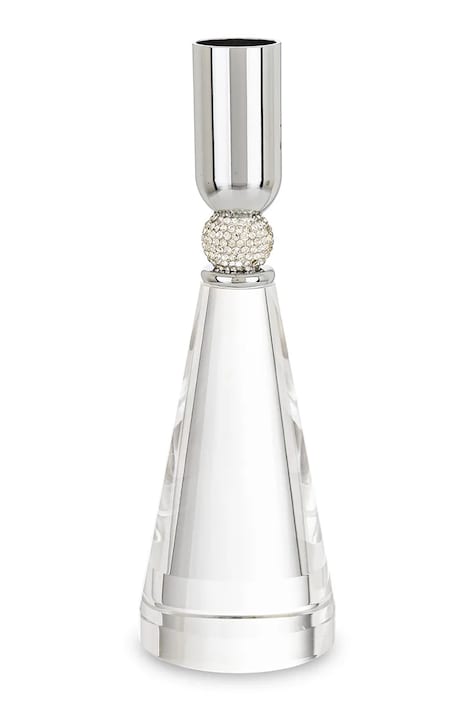 home & lifestyle świecznik dekoracyjny 17,5 cm kolor szary