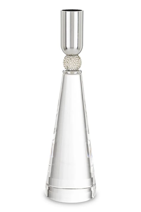 home & lifestyle świecznik dekoracyjny 20,5 x 5,5 cm kolor szary