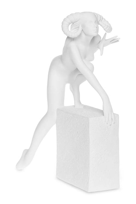 Декоративна фигурка Christel Baran 25 cm в бяло DK4504